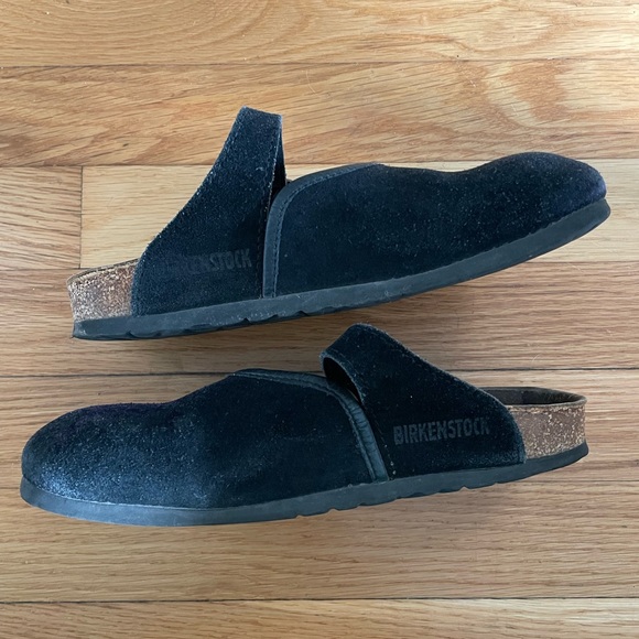 Birkenstock Rosemead Black Suede Mary Jane Clogs, size 36 - Picture 4 of 6